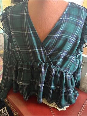 Torrid size 3X plaid shirt